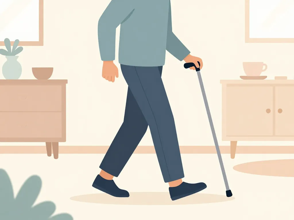 scène adaptation marche algodystrophie pied : peut-on marcher