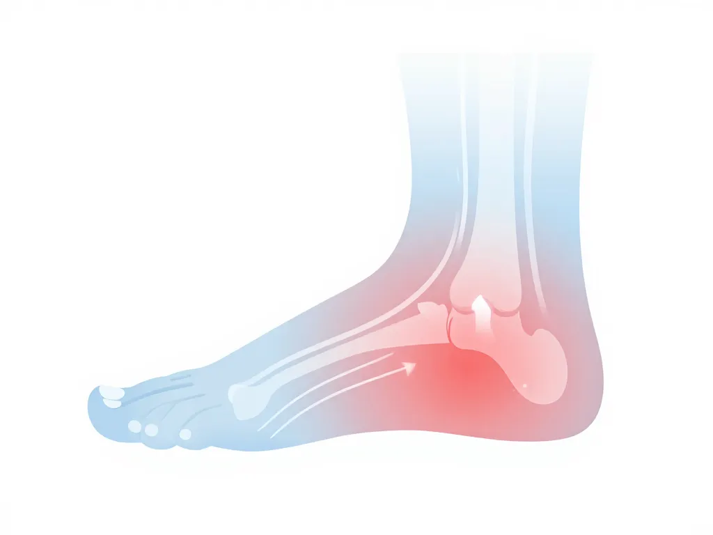 schéma algodystrophie pied : peut-on marcher mécanismes
