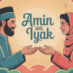 amin wa iyak deux personnes échange bénédiction ambiance bienveillance