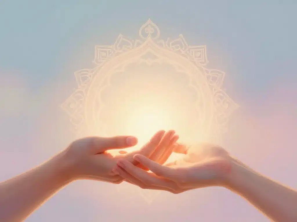 amin wa iyak mains lumineuses bénédiction motifs islamiques