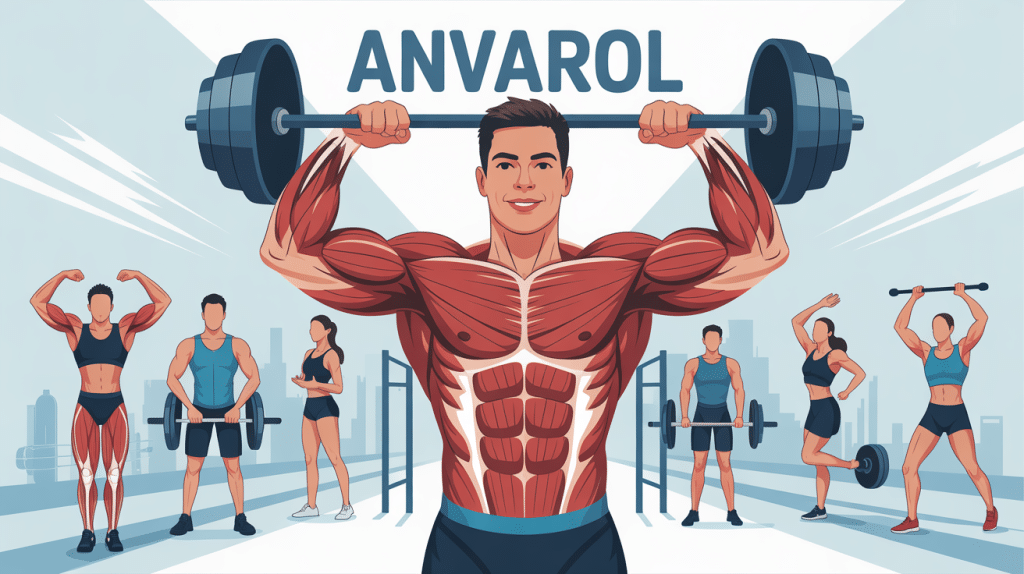 anvarol illustration centrale complément musculation naturel