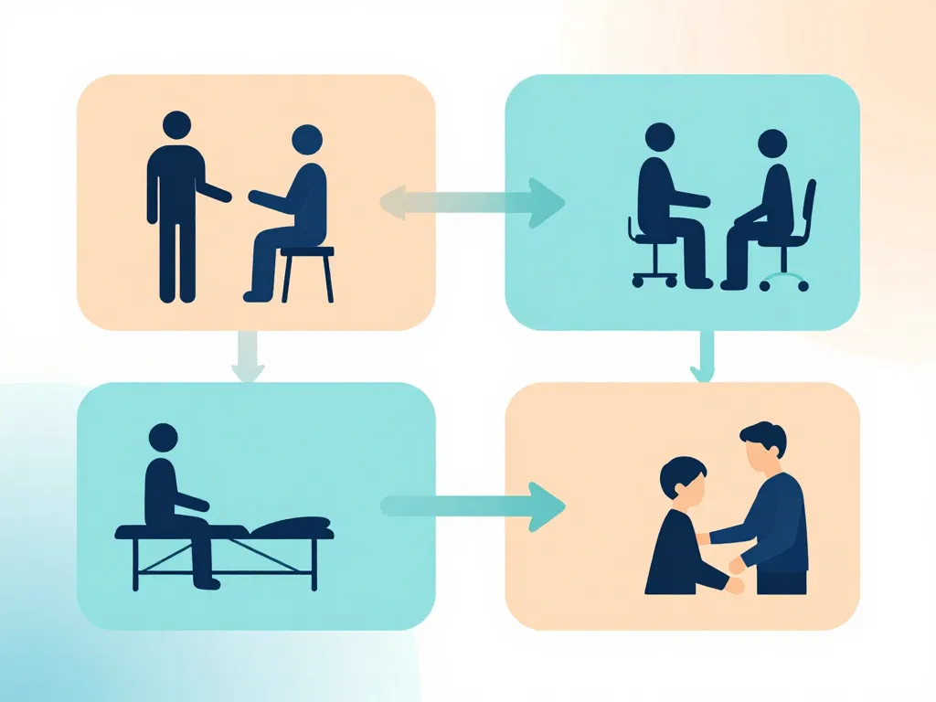 berger-osteopathe.fr étapes consultation ostéopathie diagramme