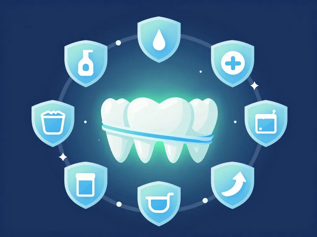 bridge dentaire collé durée de vie facteurs protection illustration