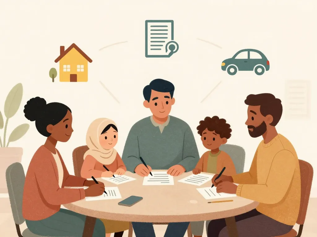 Famille musulmane gestion cas les credit en islam