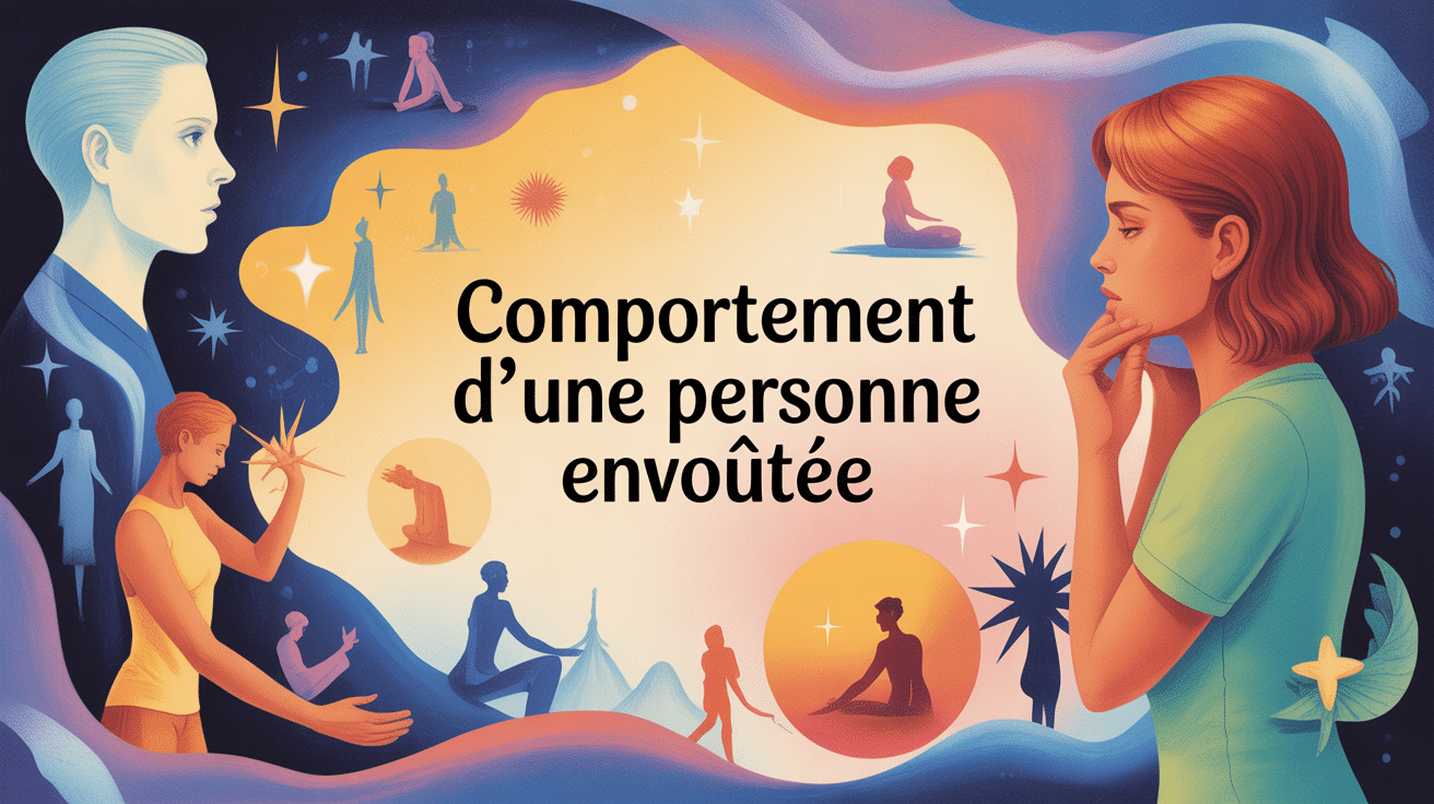comportement d'une personne envoûtée illustration peinture numérique