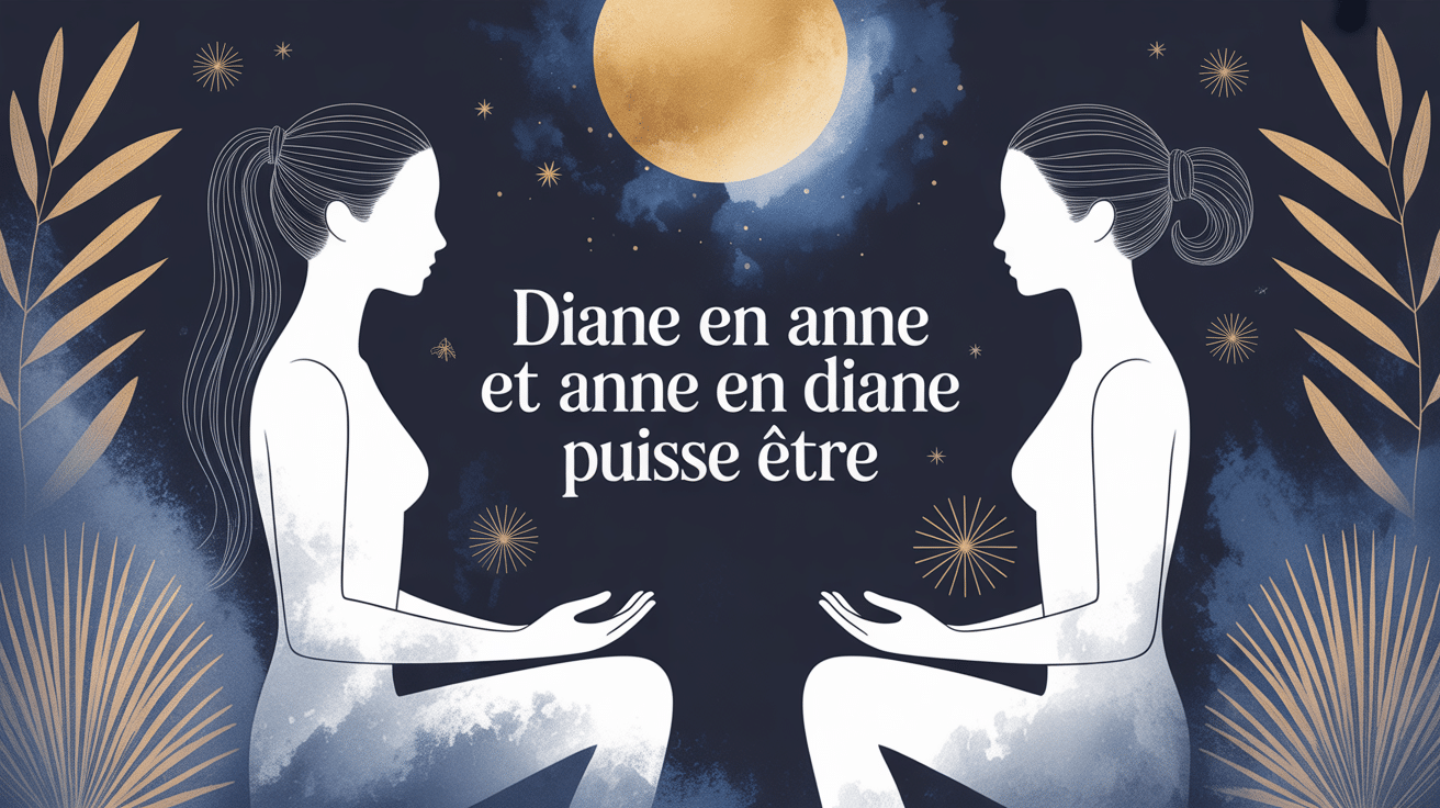 illustration poétique et ésotérique diane en anne et anne en diane puisse être
