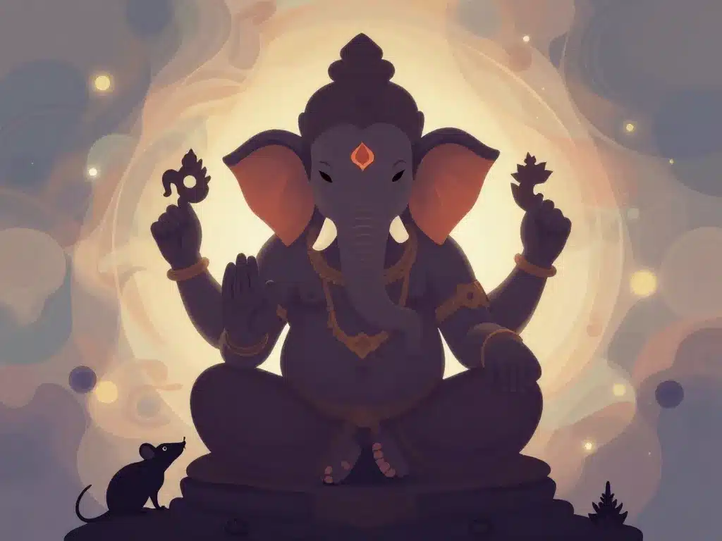 ganapati statue symboles signification spirituelle