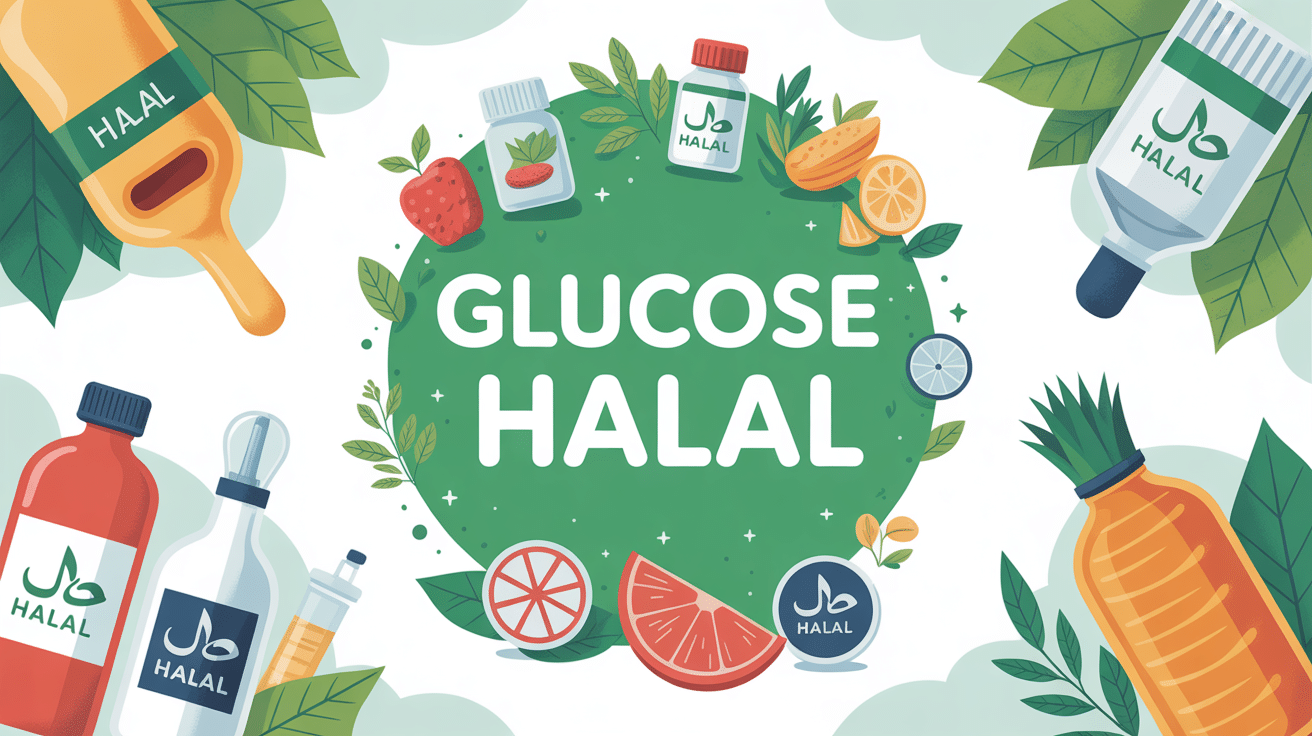 illustration glucose halal certification aliments médicaments