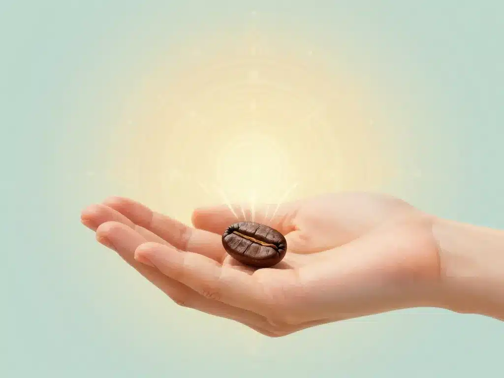 grain de café : signification spirituelle pratique spirituelle main