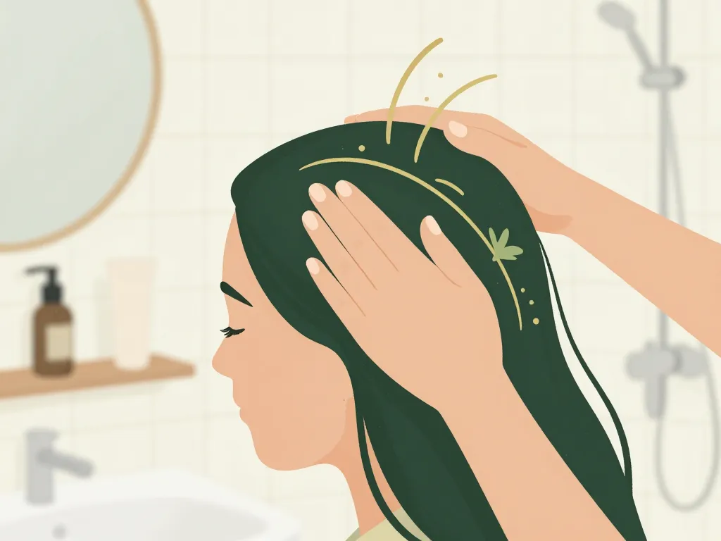 huile d ortie application cheveux massage bienfaits