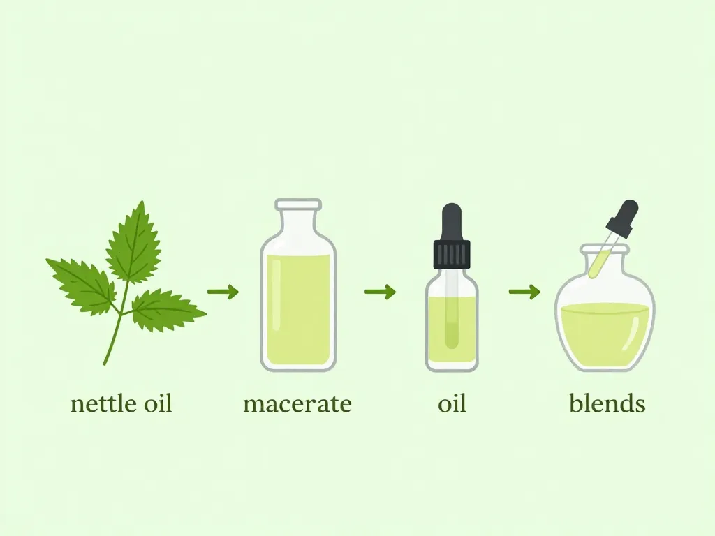 huile d ortie differences macerat huile essentielle schema