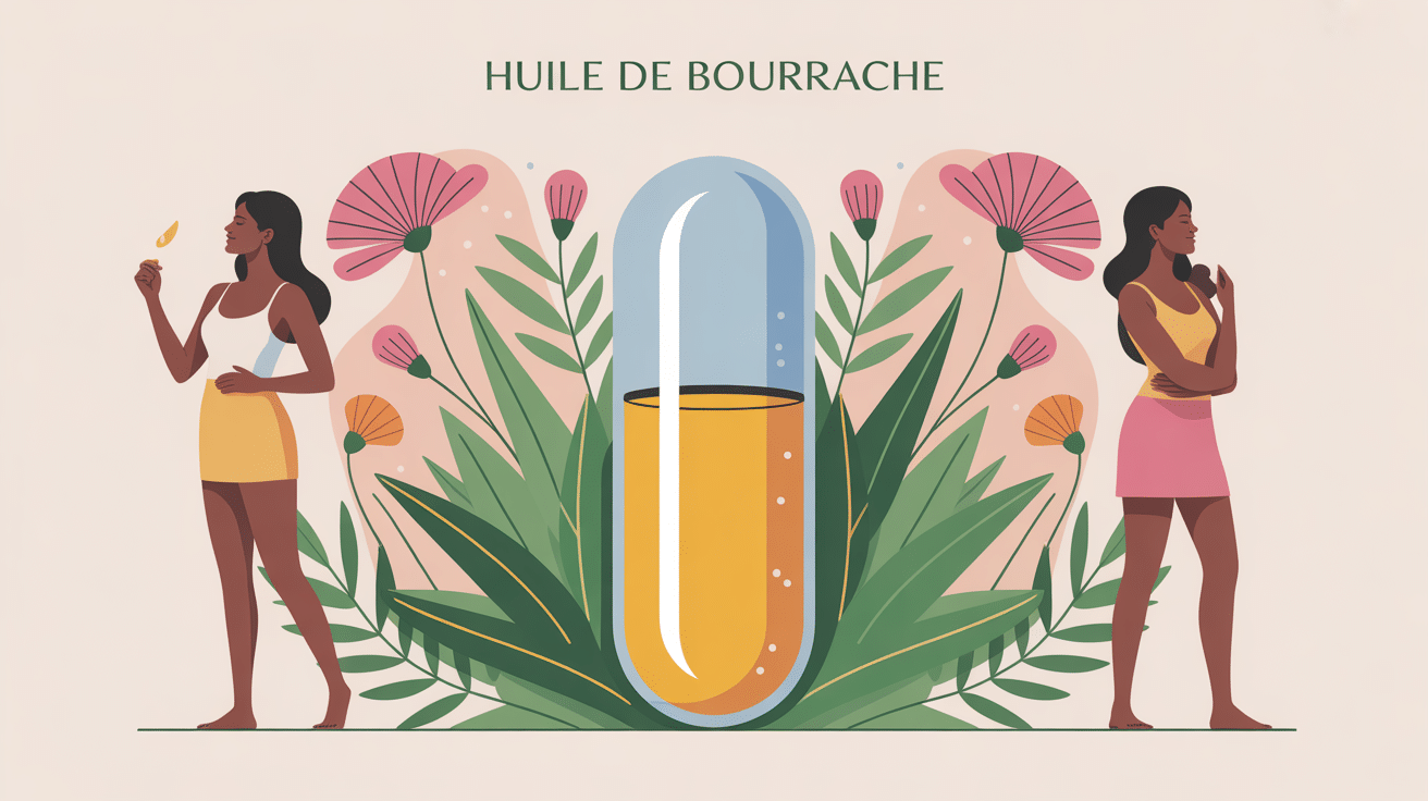 huile de bourrache et prise de poids illustration bienfaits