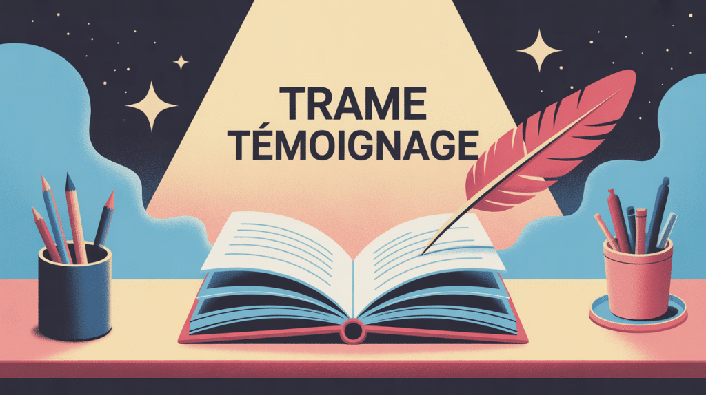 la trame témoignage carnet structuré récit authentique