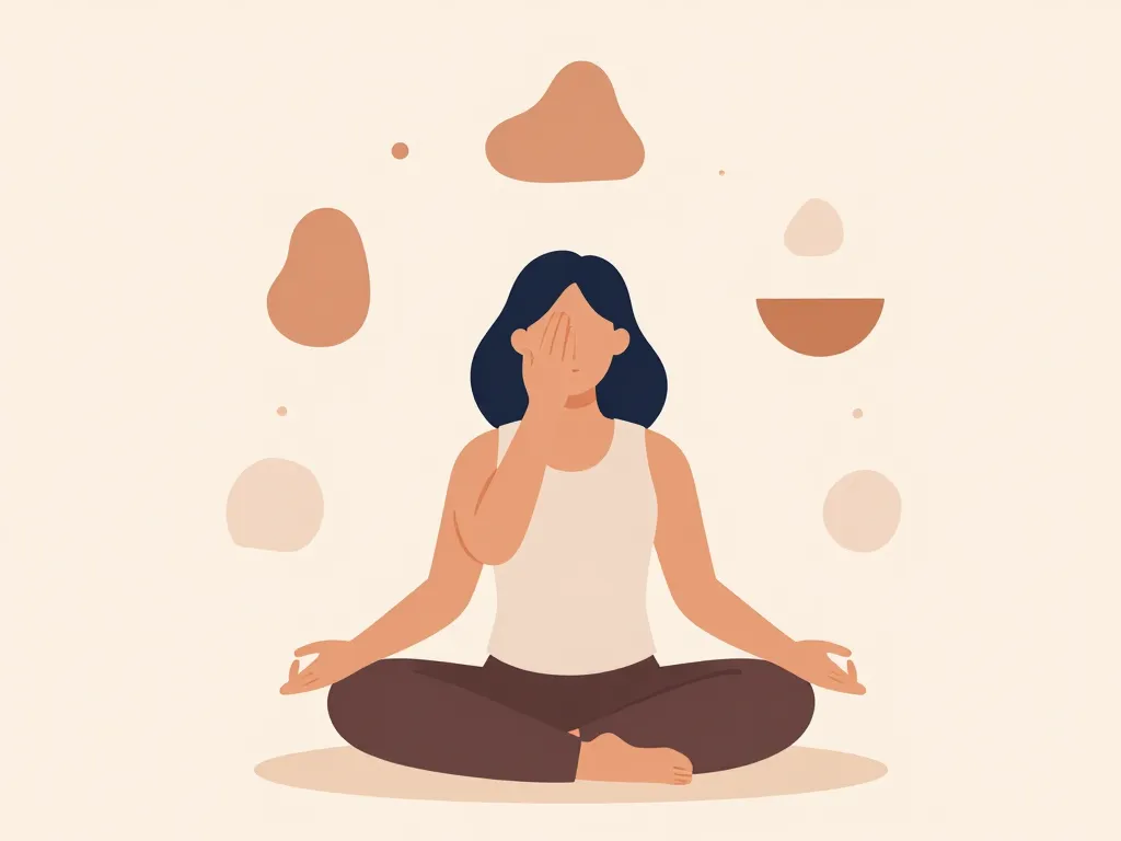 mal de tête côté gauche signification spirituelle apaiser symptôme méditation détente