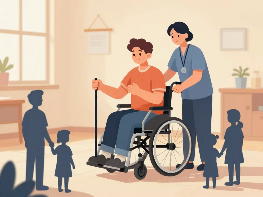 maladie génétique acheiropodie sante2fer, adaptation autonomie, scène inclusive