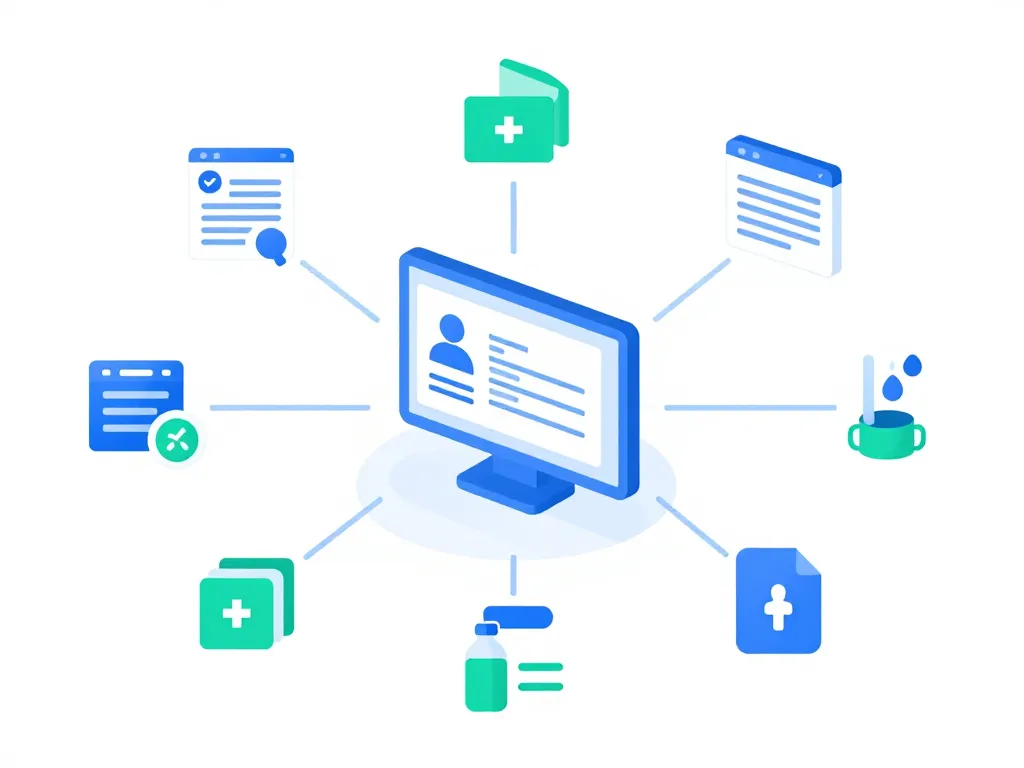 monlogicielmedical concept écosystème logiciel médical