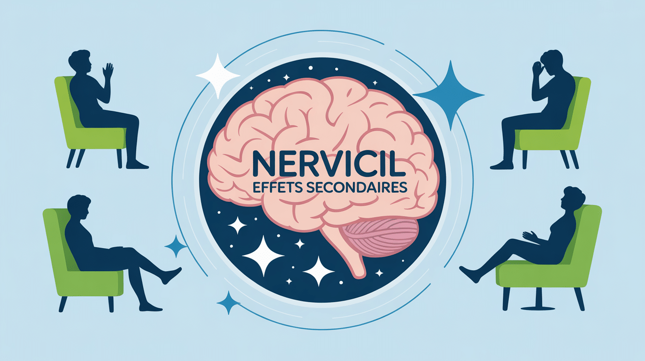 Nervicil effets secondaires cerveau patients ondes bleu vert