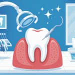 peut-on arracher une dent infectée scène extraction vectorielle