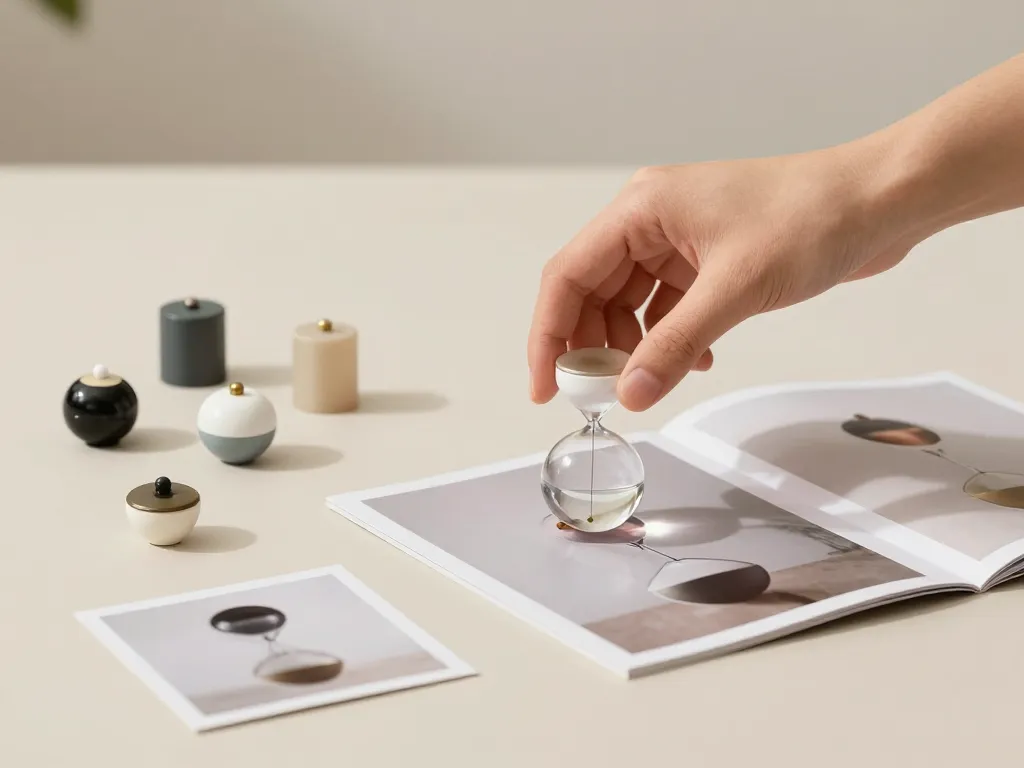 préparation faire le pendule sur une photo