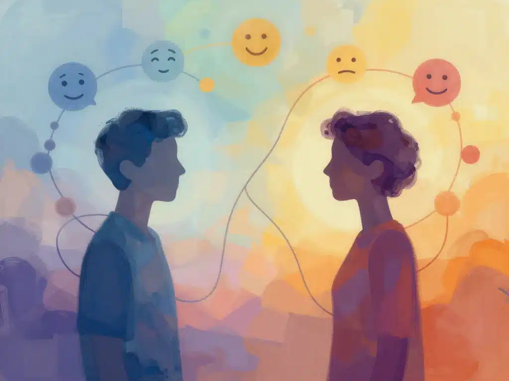 Profite de la vie illustration relations lâcher prise et émotions