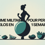 régime militaire perdre 8 kilos en 1 semaine sur balance aliments minimalistes