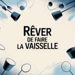 reve de faire la vaisselle image abstraite onirique