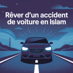 rever accident voiture islam illustration route nuit vehicule spiritualite