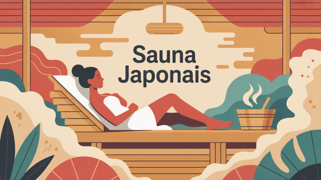 illustration sauna japonais combien de fois par semaine
