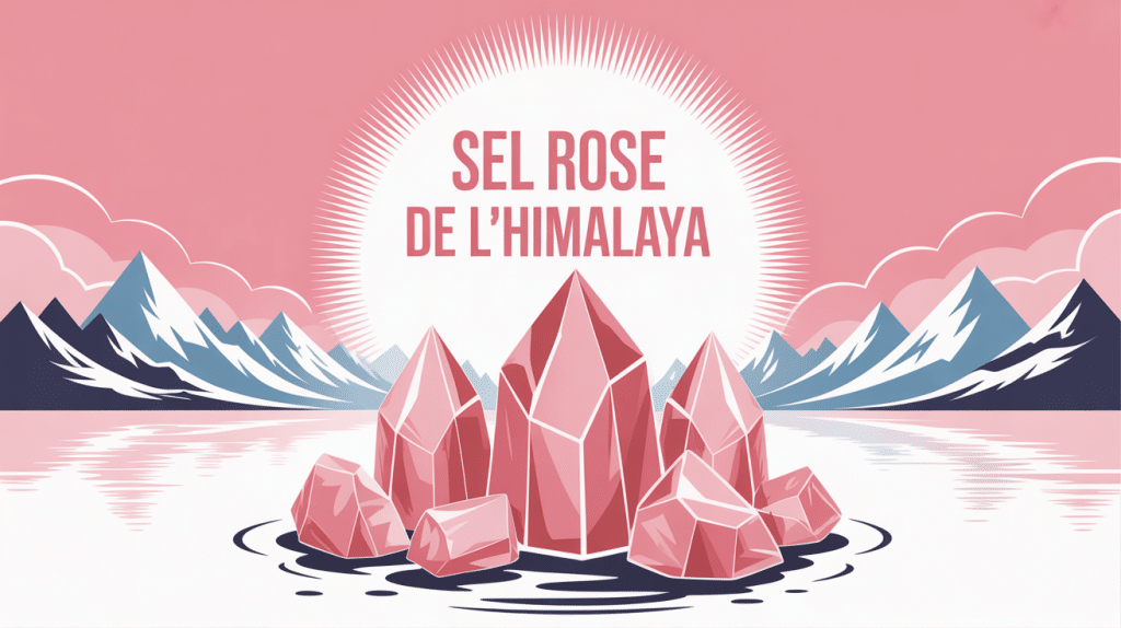 sel rose de l'himalaya danger cristaux et montagne