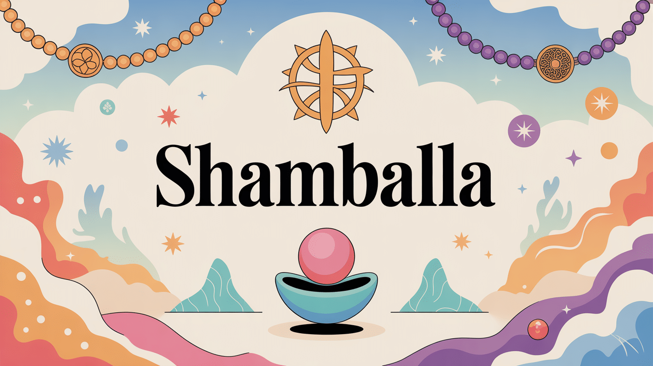 shamballa signification illustration spiritualité et bracelet
