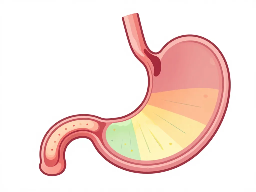 schéma étapes cicatrisation estomac après bypass