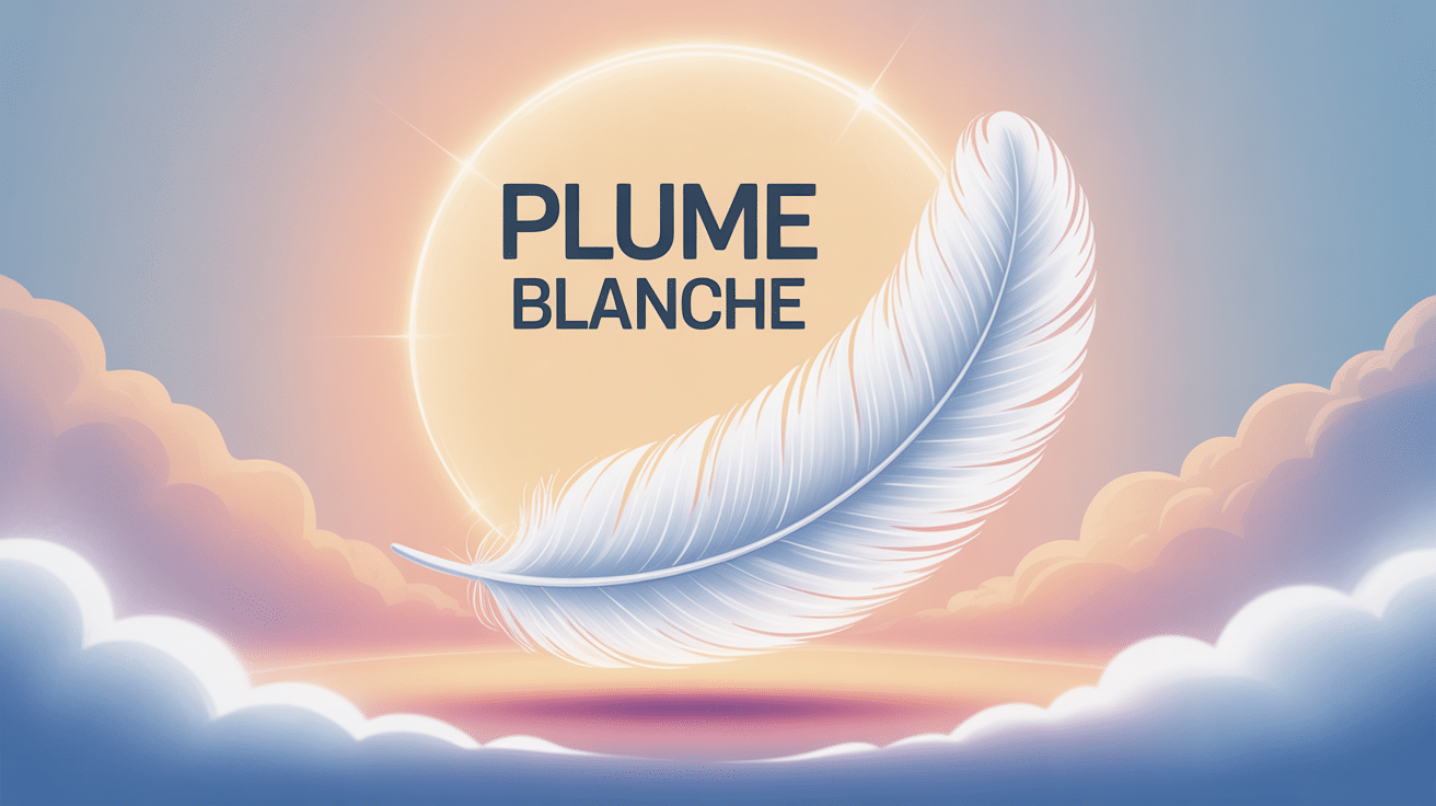 image plume blanche signification sur trouver plume blanche