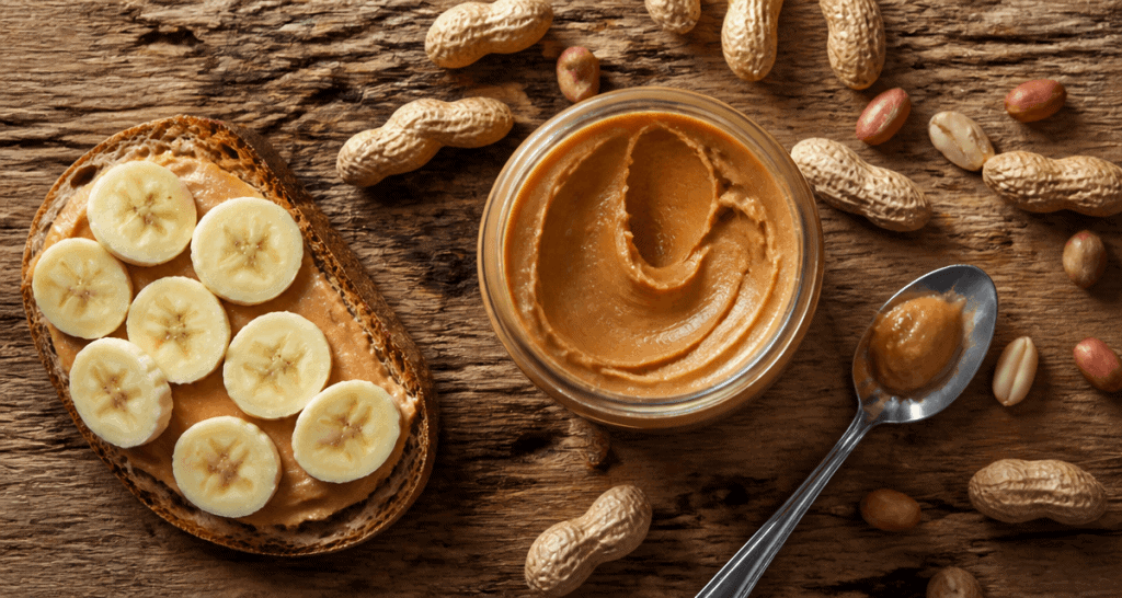 beurre de cacahuete bienfaits pot tranche pain