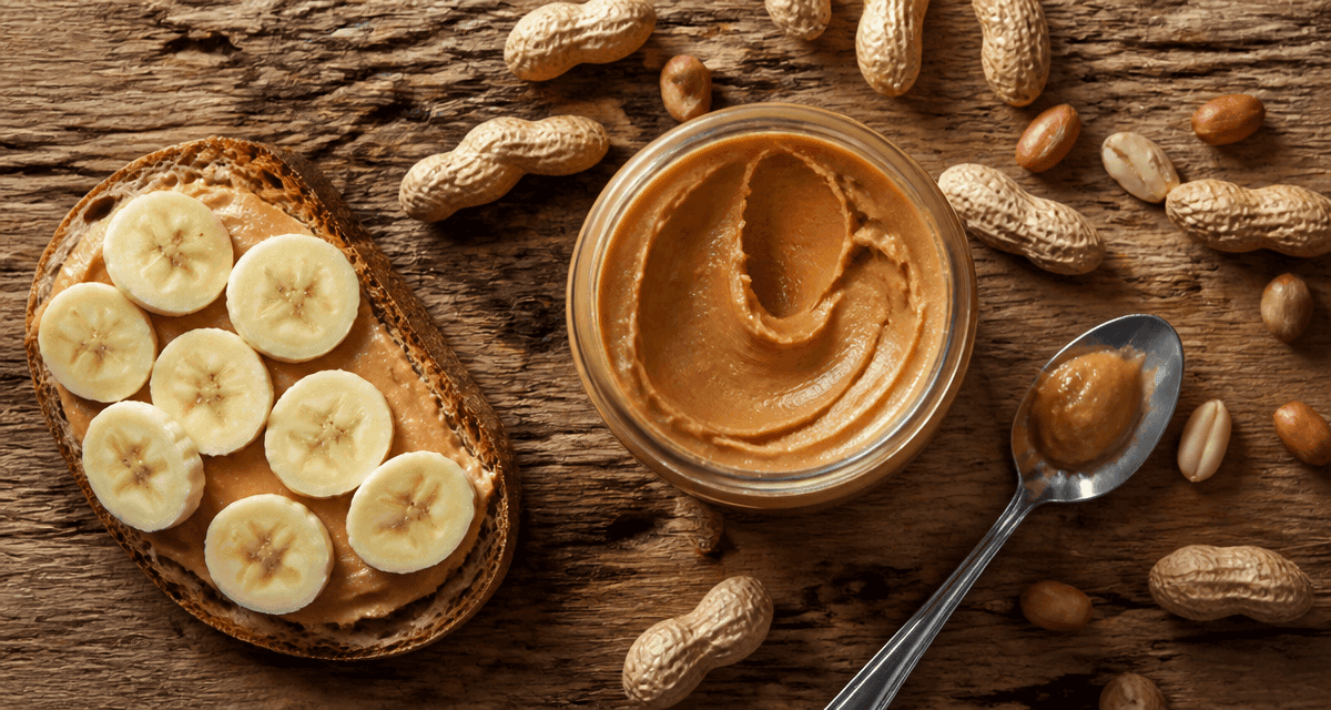 beurre de cacahuete bienfaits pot tranche pain