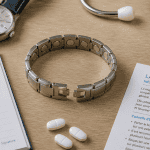 bracelet magnétique avis médical sur table avec ordonnance