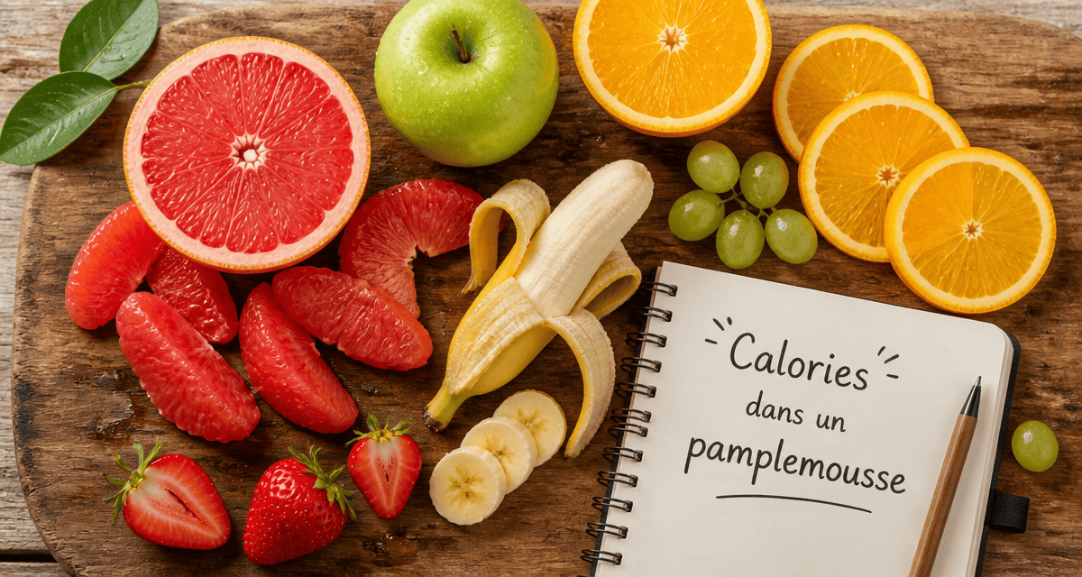 calories dans un pamplemousse, fruits frais