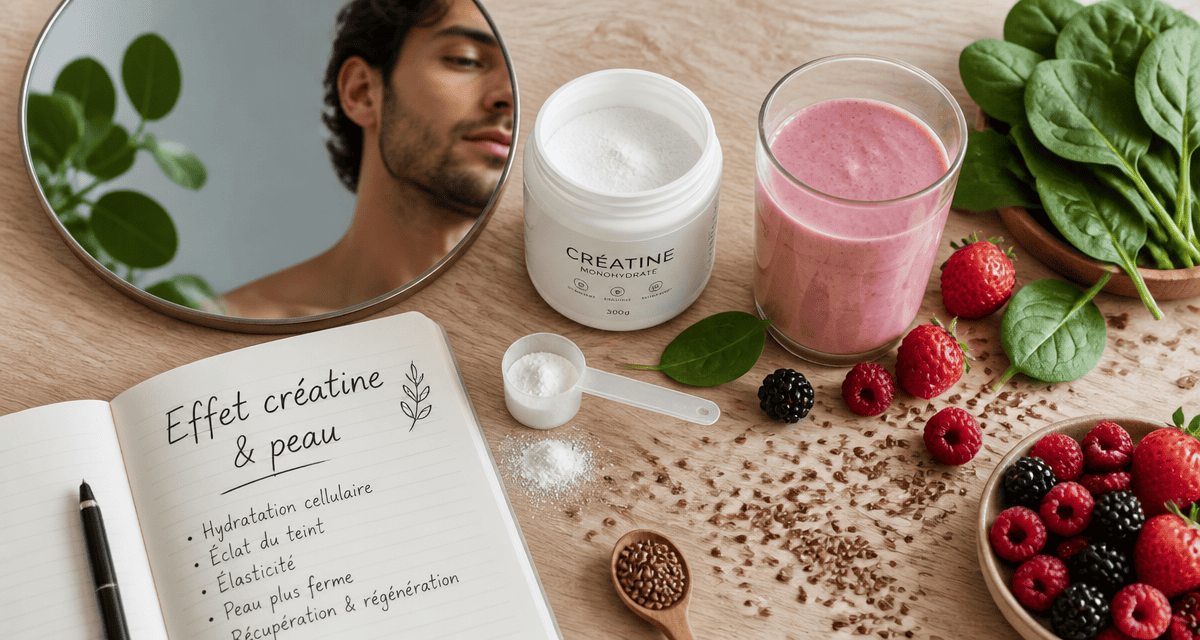 creatine effet sur la peau table miroir smoothie