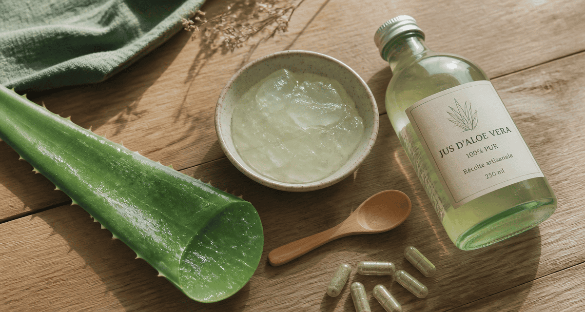 les bienfaits de l aloe vera gel feuille vitamines