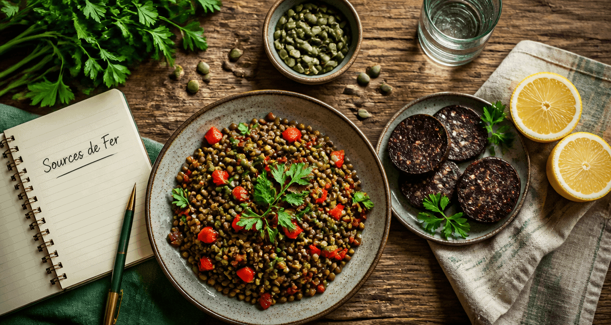 manque de fer quoi manger aliments fer
