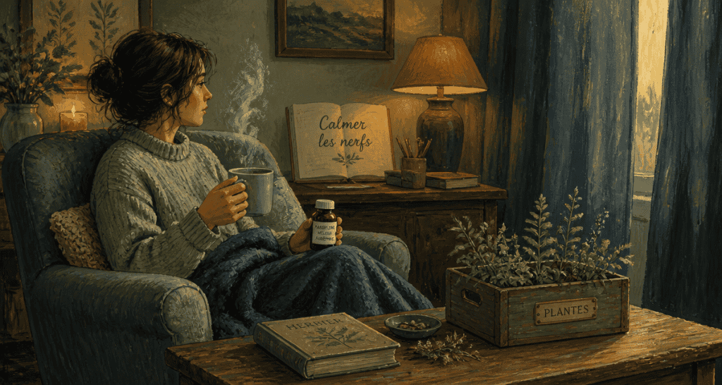 medicament pour calmer les nerfs tasse plantes salon