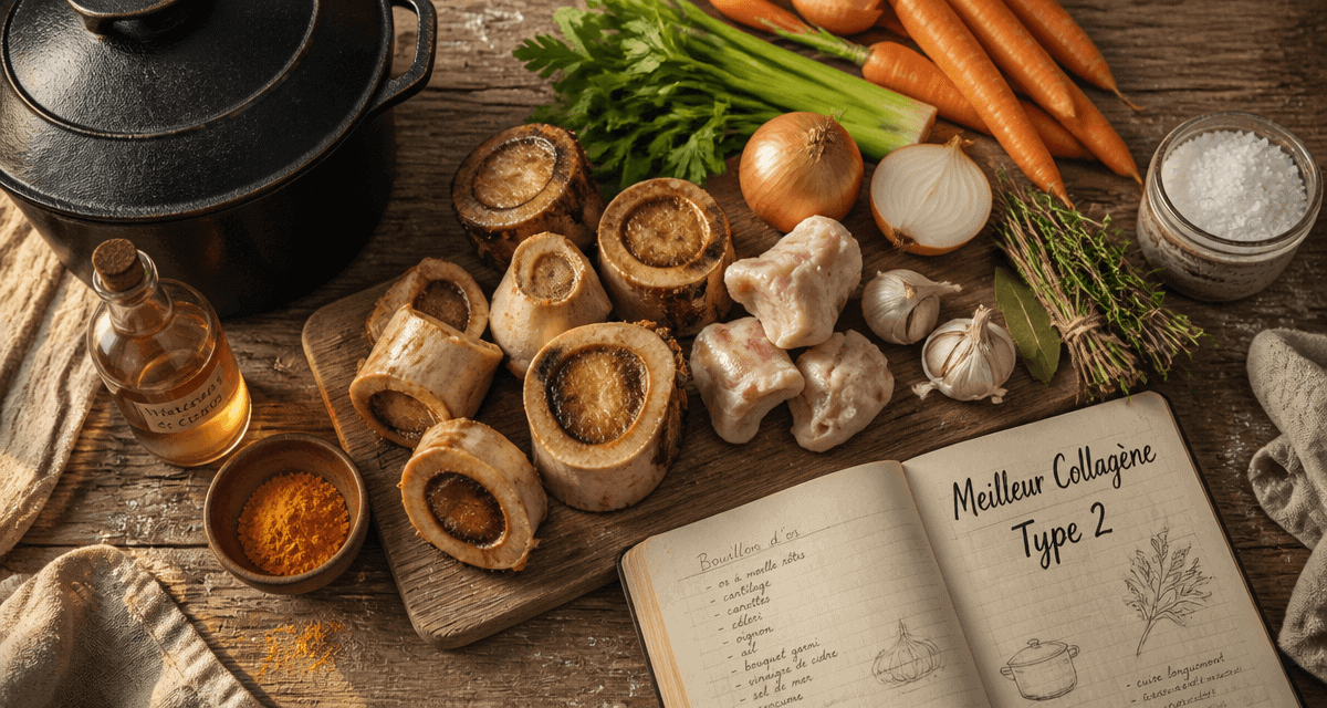 meilleur collagene type 2 ingrédients bouillon