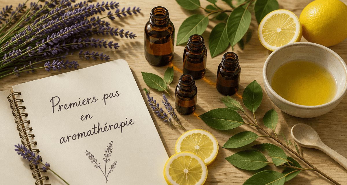 quelle huile essentielle flacons table aromathérapie