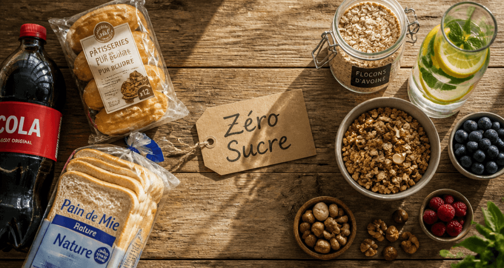 supprimer le sucre de son alimentation, aliments à éviter et alternatives
