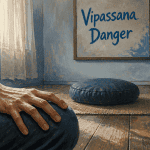 vipassana danger coussin méditation tension