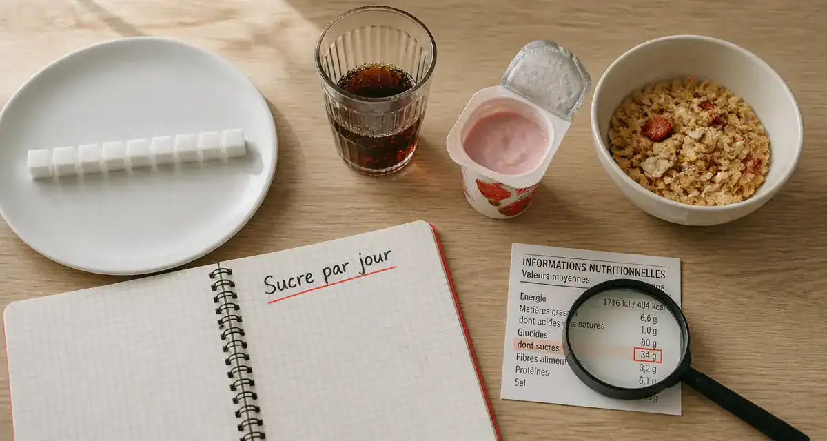 combien de sucre par jour aliments du quotidien
