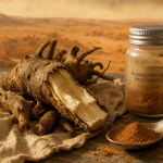 Griffes du diable (harpagosides) sur table, remède contre l’arthrose