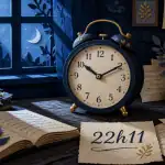 horloge 22 11 livres découpage papier