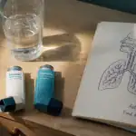 Innovair et Ventoline différence inhalateurs sur table