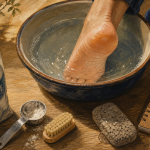 Pied très sec : remède de grand-mère au bicarbonate pour peau douce