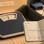 Se peser tous les jours : balance et courbe de poids, effet trompeur